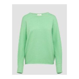 s.Oliver - Gebreide Trui - Viscoseblend - Met Vleermuismouwen