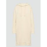 Jurk - Effen - Sweatstof - Kort - Capuchon - Losse Pasvorm - Lange Mouw