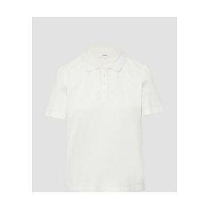 Shirt - Effen - Katoen - Polokraag - Kwartmouw - Normale Pasvorm