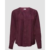s.Oliver - BLACK LABEL - Blouse - Plum - Met Aangerimpelde Hals