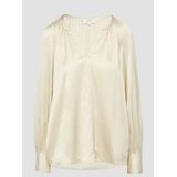 Blouse - Vloeiende Satijnen Blouse - Ontspannen Pasvorm