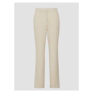 Broek - Hoog Uitgesneden - Rechte Pijpen - Gestructureerd Wafel Piqué