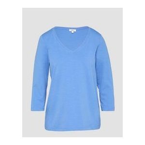 s.Oliver - T-Shirt - V-hals - 3/4-mouwen - Effen Look