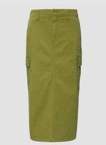 Rok - Midi Cargorok - Met Cargozakken - Hoog Oplopende Pasvorm