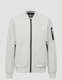 s.Oliver CASUAL - Blouson - Effen - Waterafstotend - Opstaande Kraag - Ritssluiting