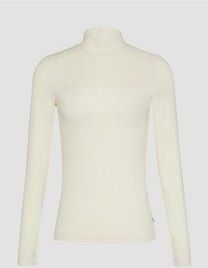 Shirt - Jersey - Effen - Opstaande Kraag - Aansluitende Pasvorm