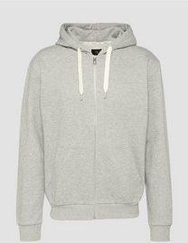 Sweatvest - Grijs - Katoen - Regular Fit