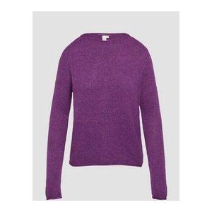 QS - Pull - Tricot - Col Montant - Bords Roulés - Kleur: W0