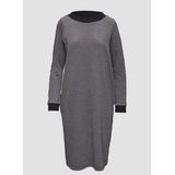 Jerseyjurk - Houndstooth-stijl - Losse Pasvorm - Lange Mouwen - Steekzakken