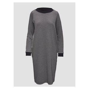 Jerseyjurk - Houndstooth-stijl - Losse Pasvorm - Lange Mouwen - Steekzakken