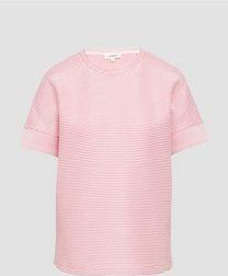 T-shirt - Gestreept - Katoenmix - Relaxte Pasvorm