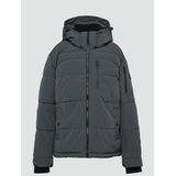 Gewatteerde Jas - Effen - Warm Gevoerd - Met Ritssluiting