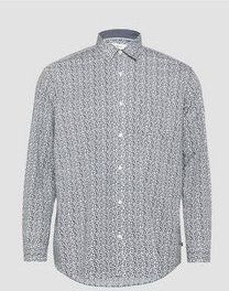 Overhemd - Slim Fit - Stijlvol Patroon - Klassieke Kent-kraag