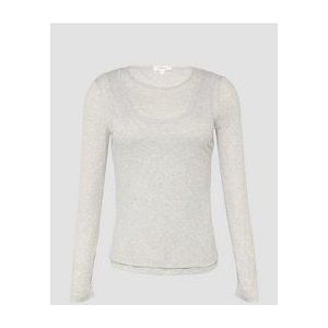 Bikini - Mélange - Jersey - Aansluitende Pasvorm - Lange Mouw