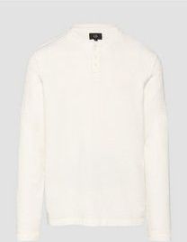 Henley Longsleeve - Grijs - Katoen