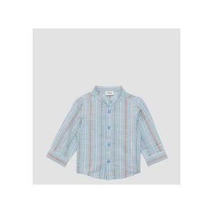Overhemd - Katoen - Blauw - Lange Mouwen
