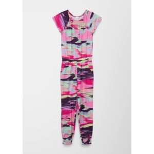 Jumpsuit met abstracte print