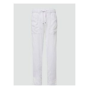 s.Oliver - Harembroek - Linnenmix - Casual Toelopende Pijp - Elastische Tailleband