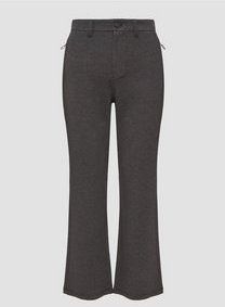 s.Oliver - Hoge Broek - Zachte Stretchviscose - Uitlopend Model - Praktische Zakken