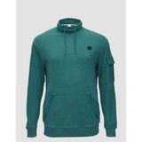 Sweater - Katoen - Herensweater - Met Kangoeroezak en Opstaande Kraag