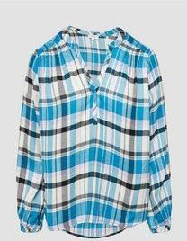 s.Oliver Blouse  blauw / zwart / wit