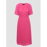 Jurk - Midi - Chiffon - Zwart