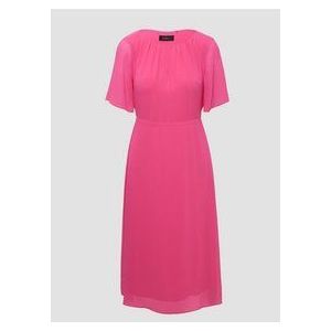 Jurk - Midi - Chiffon - Zwart