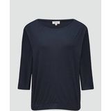 T-shirt - 3/4-mouwen - O-shape - Zacht Materiaal - Ontspannen Pasvorm