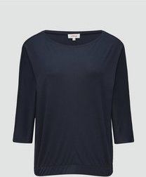 T-shirt - 3/4-mouwen - O-shape - Zacht Materiaal - Ontspannen Pasvorm