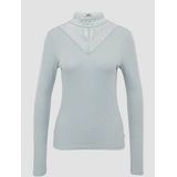 Longsleeve - Effen - Jersey - Opstaande Kraag - Lange Mouw