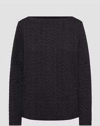 Sweater - Effen - Sweatstof - Losse Pasvorm - Lange Mouw