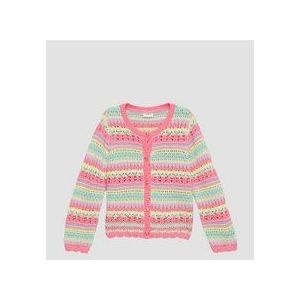 Vesten - Gebreid Vest - Strepen - Ajour