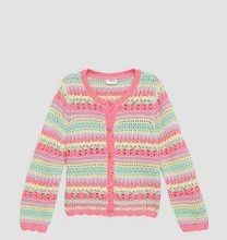 Vesten - Gebreid Vest - Strepen - Ajour