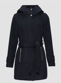 Tussenmantel - Mélange - Licht Gevoerd - Drukknopen - Capuchon - Ritssluiting