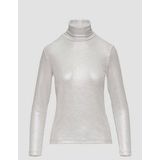 s.Oliver - T-Shirt - Zilverkleurig - Slim Fit - Lange Mouwen