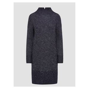 Jerseyjurk - Korte Gebreide Jurk - Knus - Met Col - Trendy