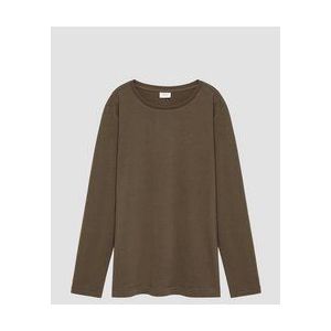 T-shirt - Zacht Katoen - Lange Mouwen - Normale Pasvorm - Ronde Hals