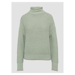 Gebreid - Trui - Groen - Katoen