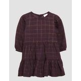 A-lijn Jurk - Zacht - Lange Mouwen - Ronde Hals - Verborgen Ritssluiting