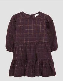 A-lijn Jurk - Zacht - Lange Mouwen - Ronde Hals - Verborgen Ritssluiting