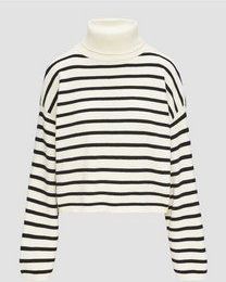 Gebreide Trui - Cropped Sweater - Zachte Viscosemix - Met Col