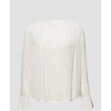 Blouse - Lange Mouwen - Viscosé Satijn - Normale Pasvorm