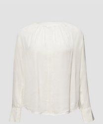 Blouse - Lange Mouwen - Viscosé Satijn - Normale Pasvorm