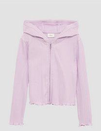 s.Oliver - Sweatshirt Jacke - Katoen - Met Capuchon