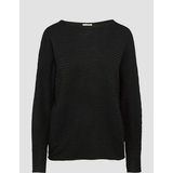 s.Oliver - Trui - Zwart - Gebreide Truien