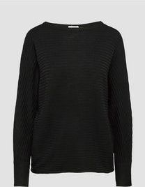 s.Oliver - Trui - Zwart - Gebreide Truien