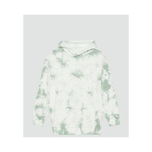 s.Oliver - Sweatshirt - Kiwi/Wit - Sweatstof - Ronde Hals