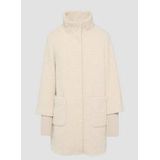 s.Oliver - BLACK LABEL - Tussenmantel - Crème - Licht Gevoerd, Knoopsluiting, Effen