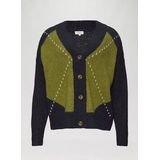 Vest - V-hals - Knitwear - Lange Mouw - Wijde Pasvorm