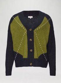 Vest - V-hals - Knitwear - Lange Mouw - Wijde Pasvorm